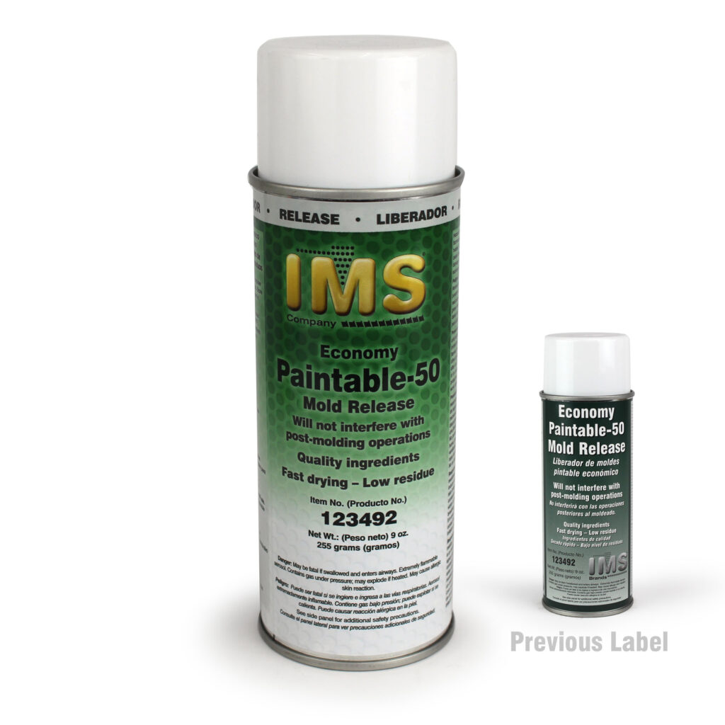 Mold Release, Paintable-50, Economy, Spray