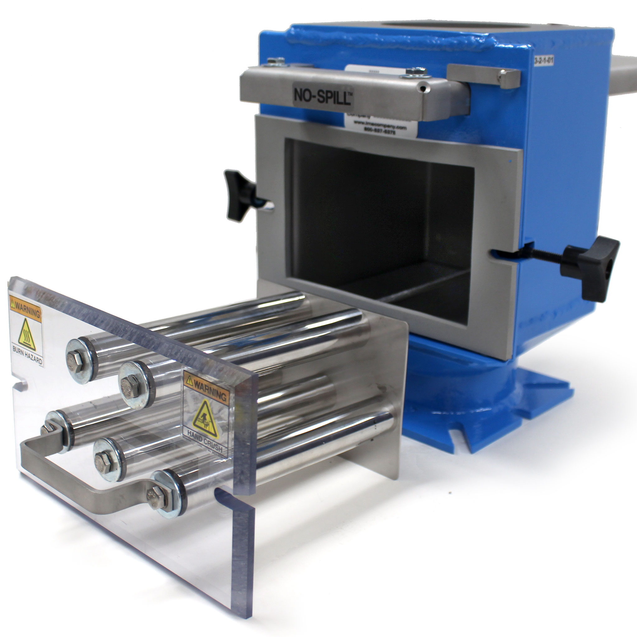 Drawer Magnet, 6" x 6", with Undrilled Blank Steel Top Flange and Universal Slotted Bottom Flange - Image 3