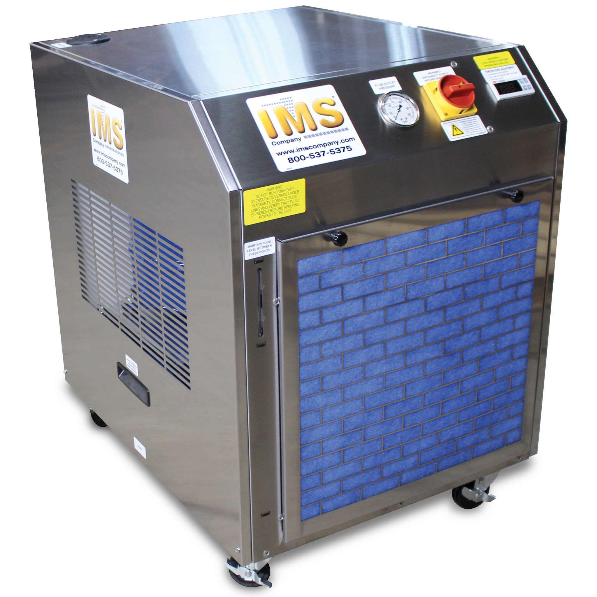 Chiller, J Series, 12000 Btu/hr, 230/60/3 Volt, Includes Auto Water Fill, Complete with Casters. - Image 1