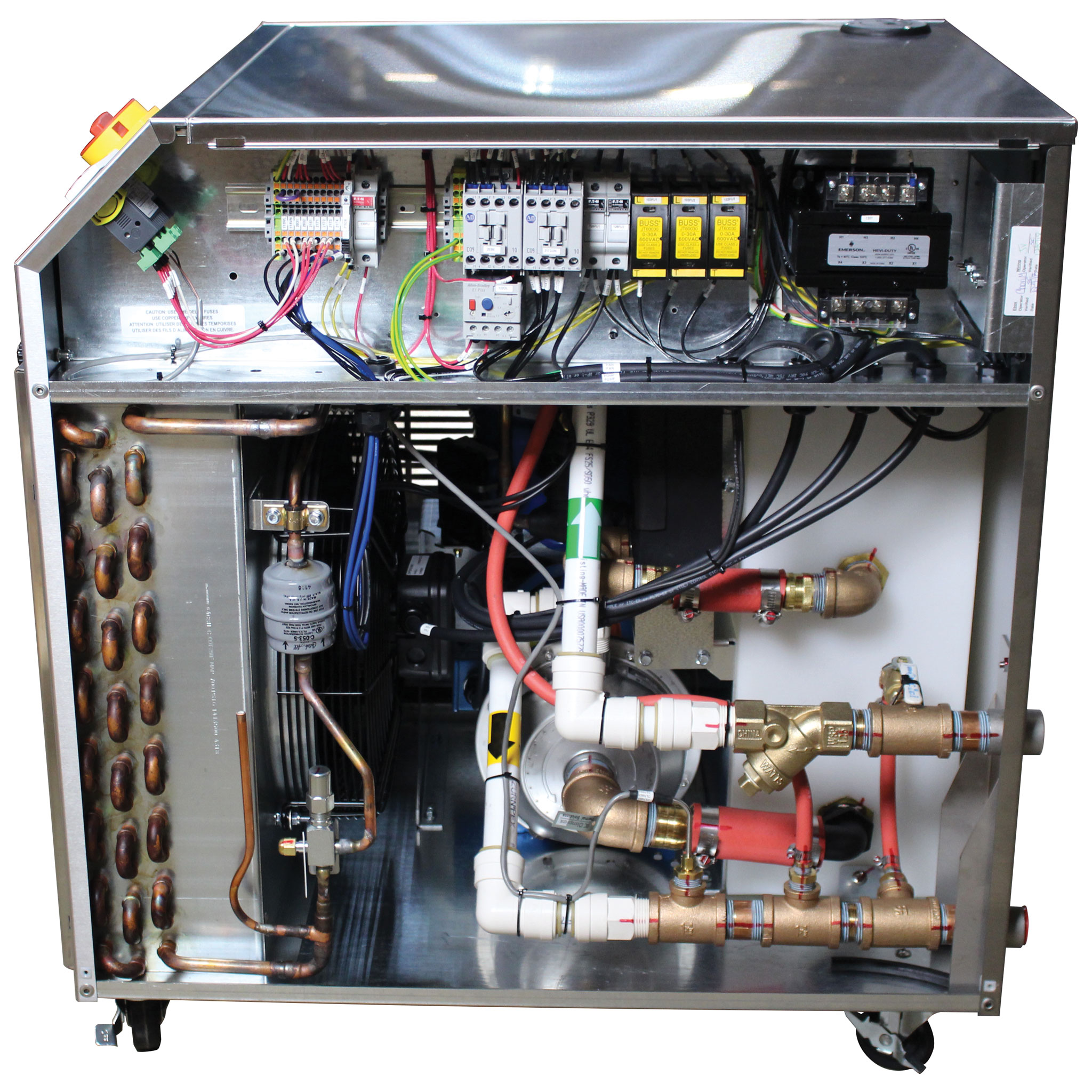 Chiller, J Series, 12000 Btu/hr, 230/60/3 Volt, Includes Auto Water Fill, Complete with Casters. - Image 3