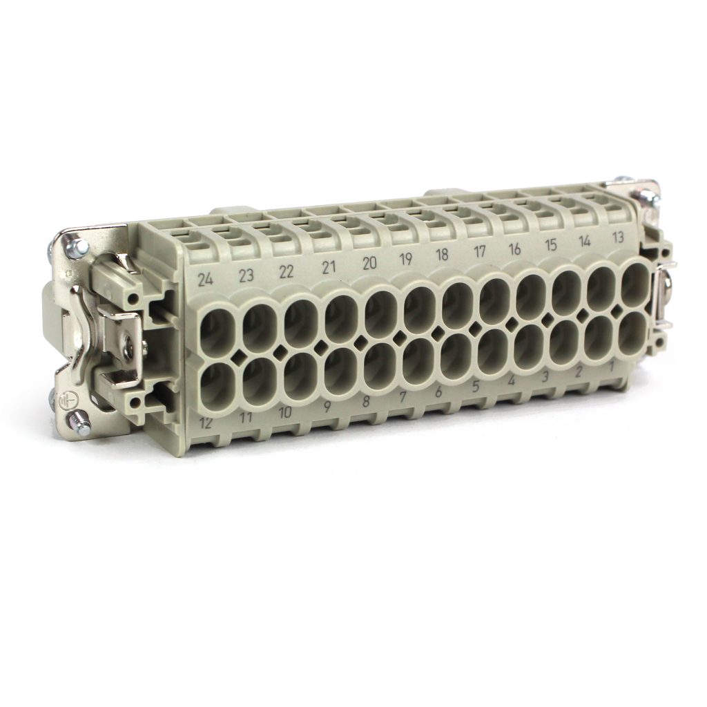 Plastic Male Insert with pin Contacts