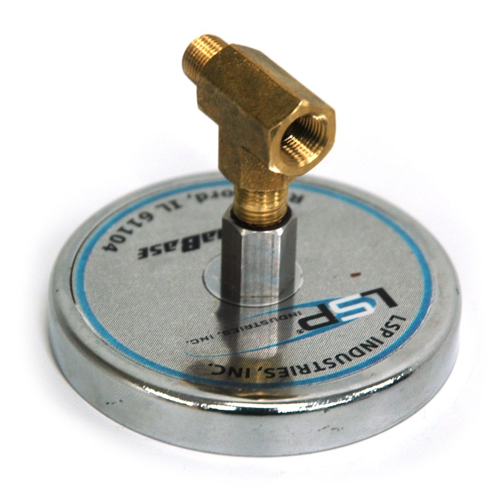 Air Differential Blowoff/Air Actuator System Magnetic Mounting Base with Tee Adapter