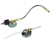 Pneumatic Part Ejector System, Air Differential Blowoff with 14" Flexible Tube 1/8" NPT