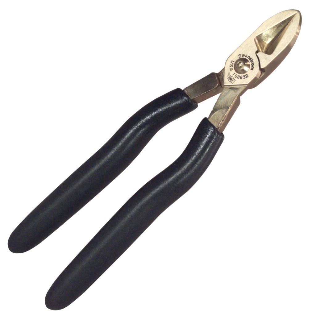 Bronze Sprue Puller Tool, 15 Degree Flat Back, Serrated Jaw Edge