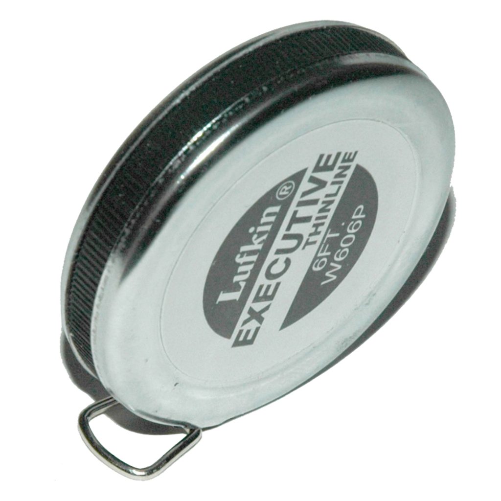 Tape Measure, 23" Diameter to 64ths on One Side and 72" Linear on the Other
