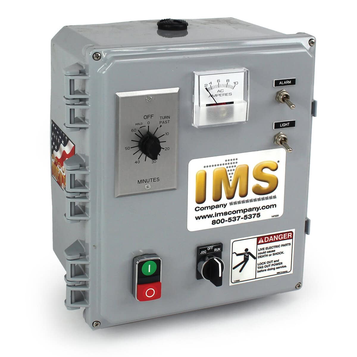Control Panel for IMS 1-1/2 hp Drum Tumblers Prewired for 480/60/3 - Image 1