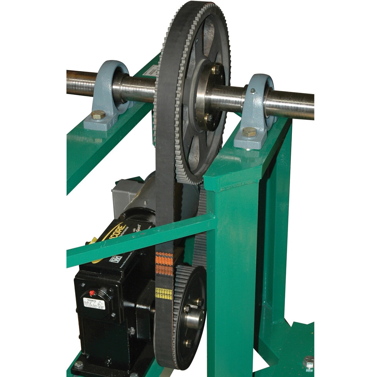 Corner Drum Tumbler Only, IMS Model TBD15, 1-1/2 hp Belt Drive - Image 4