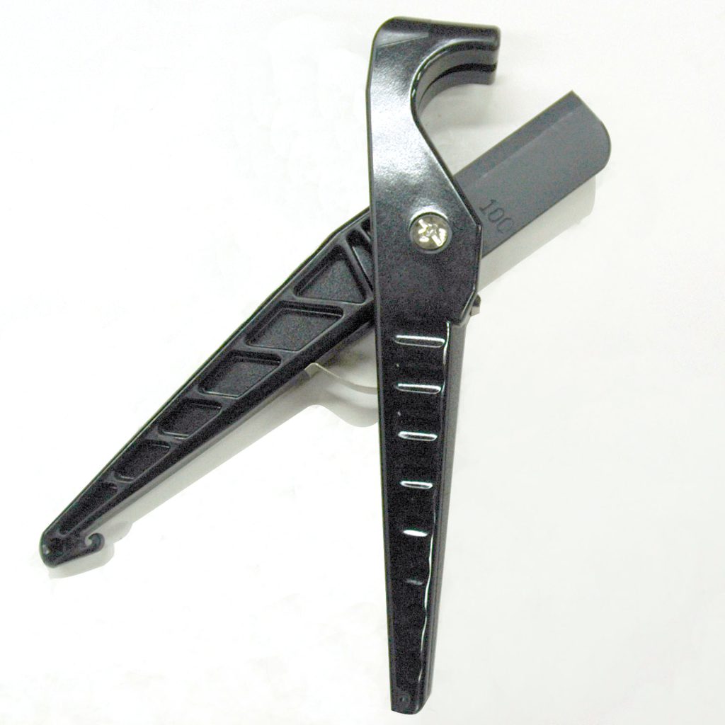 Hose and Pipe Cutter, Spring Loaded, Cuts Up to 1" Hose and Tubing, Locking