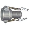 Cam & Groove Coupling, Type C 1-1/4″ Aluminum, Female Coupler x Hose Shank