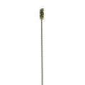 Brass Bristle, Power Driven (Single Spiral) Tube Brush, 3/8″ Brush Diameter, 12″ Length
