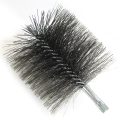 Brush, Heavy Duty Barrel, 135mm OD, High Carbon Steel, Double Stem And Spiral