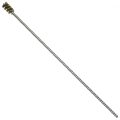 Tube Brush, Power Driven (Single Spiral), Brass Bristle, 1/2″ Diameter, 12″ Length