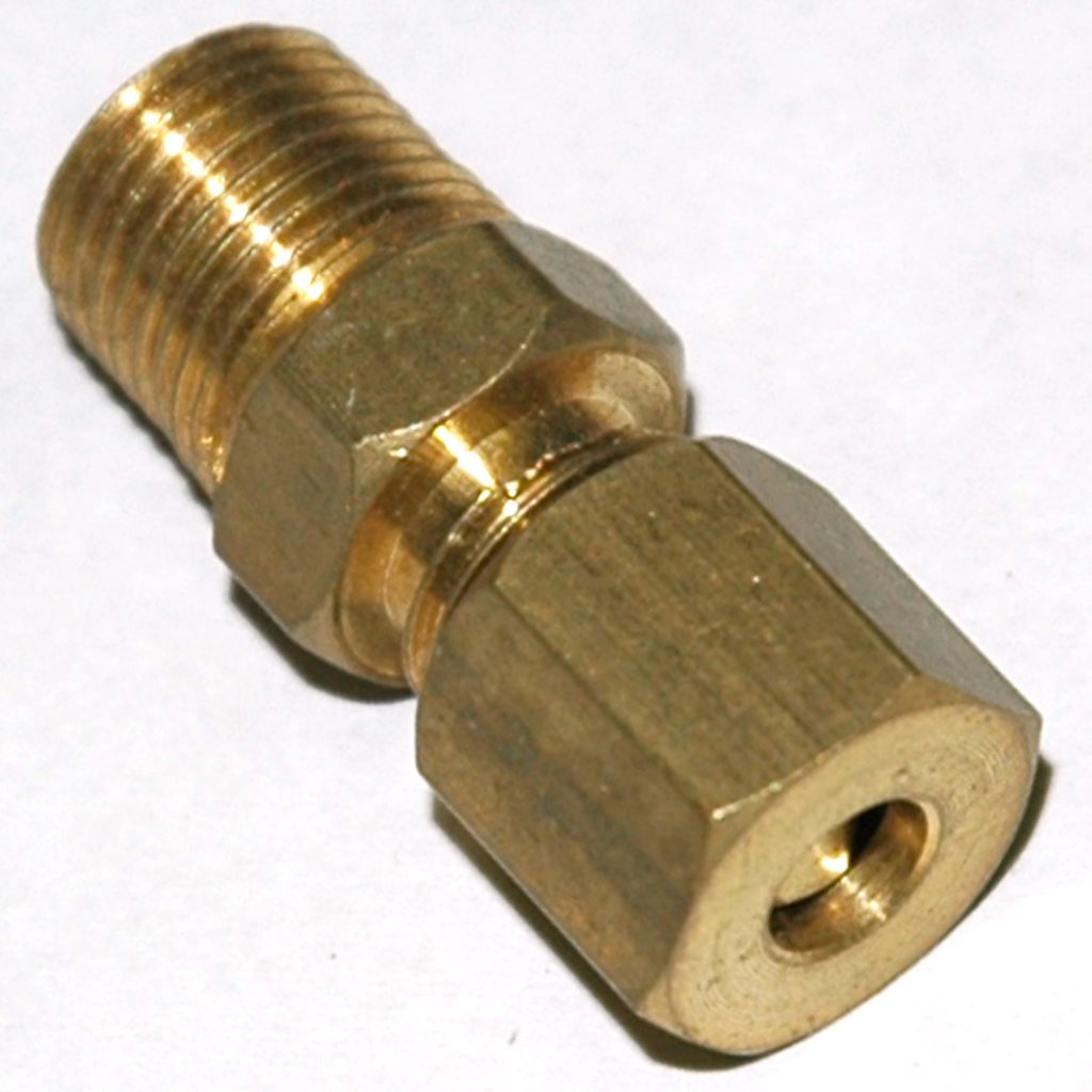 Compression Fitting, Modified, for Probe T/C and RTD