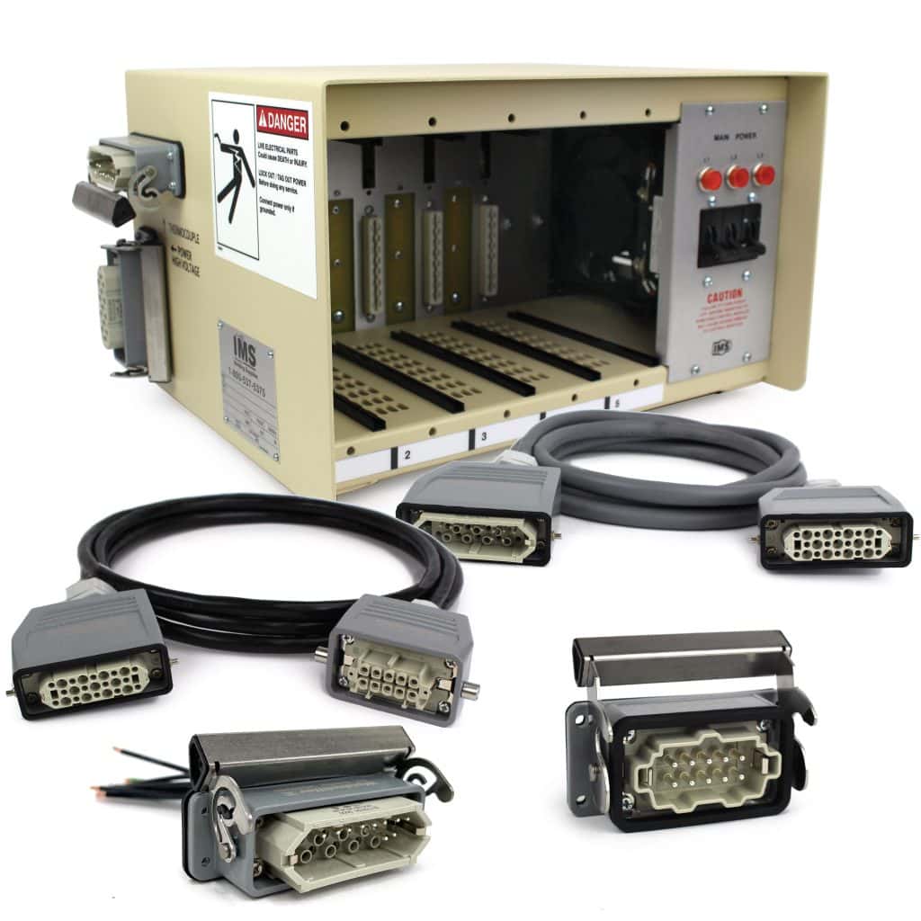 Temp Control System, 5-Zone Kit, 10' Mold Power & Thermocouple Cables, Mold Heater & TC Connectors