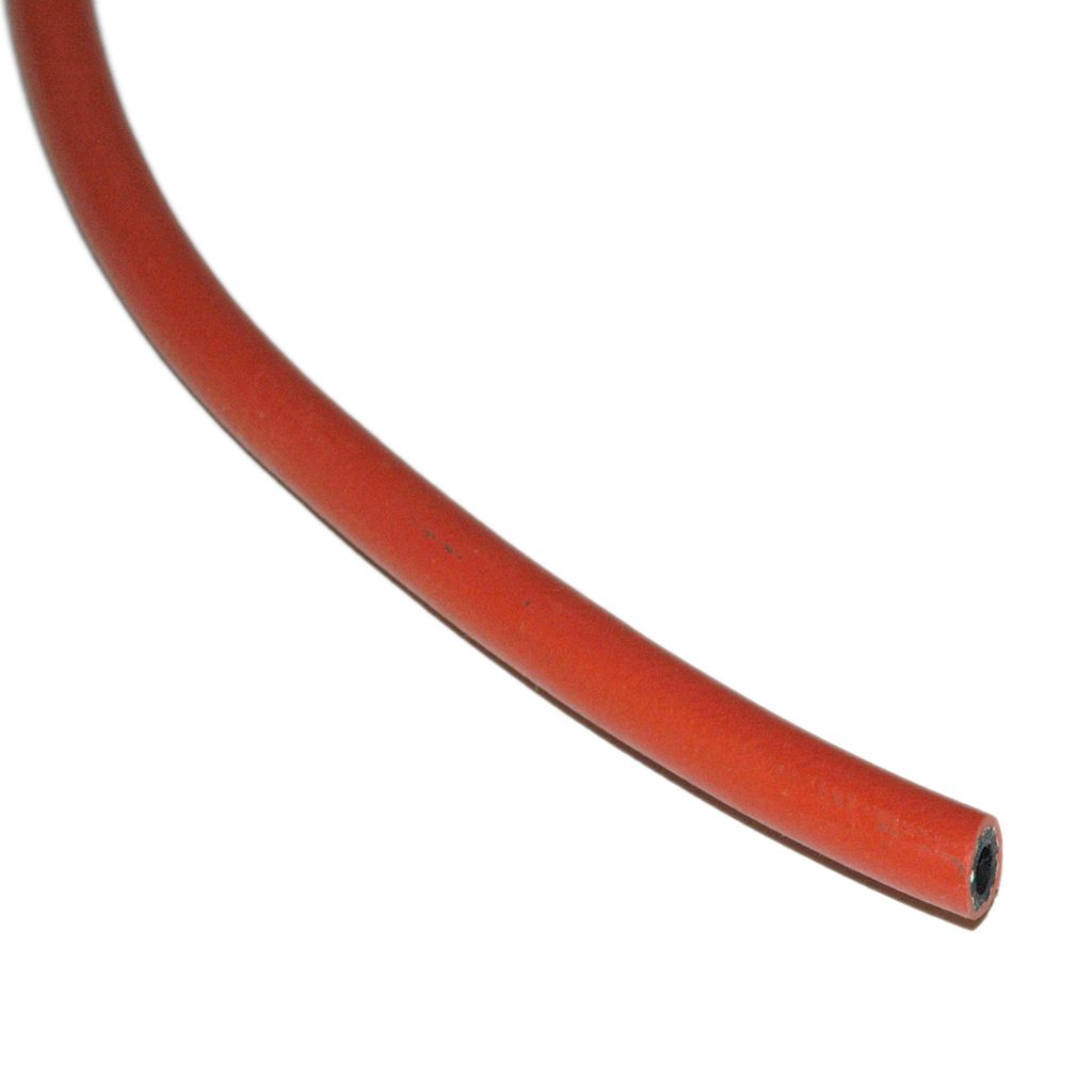 Hose, Multipurpose, Push-On Style, 1/4" Inside Diameter, Red, 300 psi, 0.50" Hose Outside Diameter