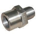 Metal Trap Nozzle Adapter, M40x2.0 Male, 30mm RO, to 1-3/4″-8 Female, for Battenfeld
