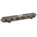 Manifold, Water, Stainless Steel, ST Series (2) 3/4″ Inlet/Outlet, (6) 1/2″ NPT Ports 19-1/4″ OAL