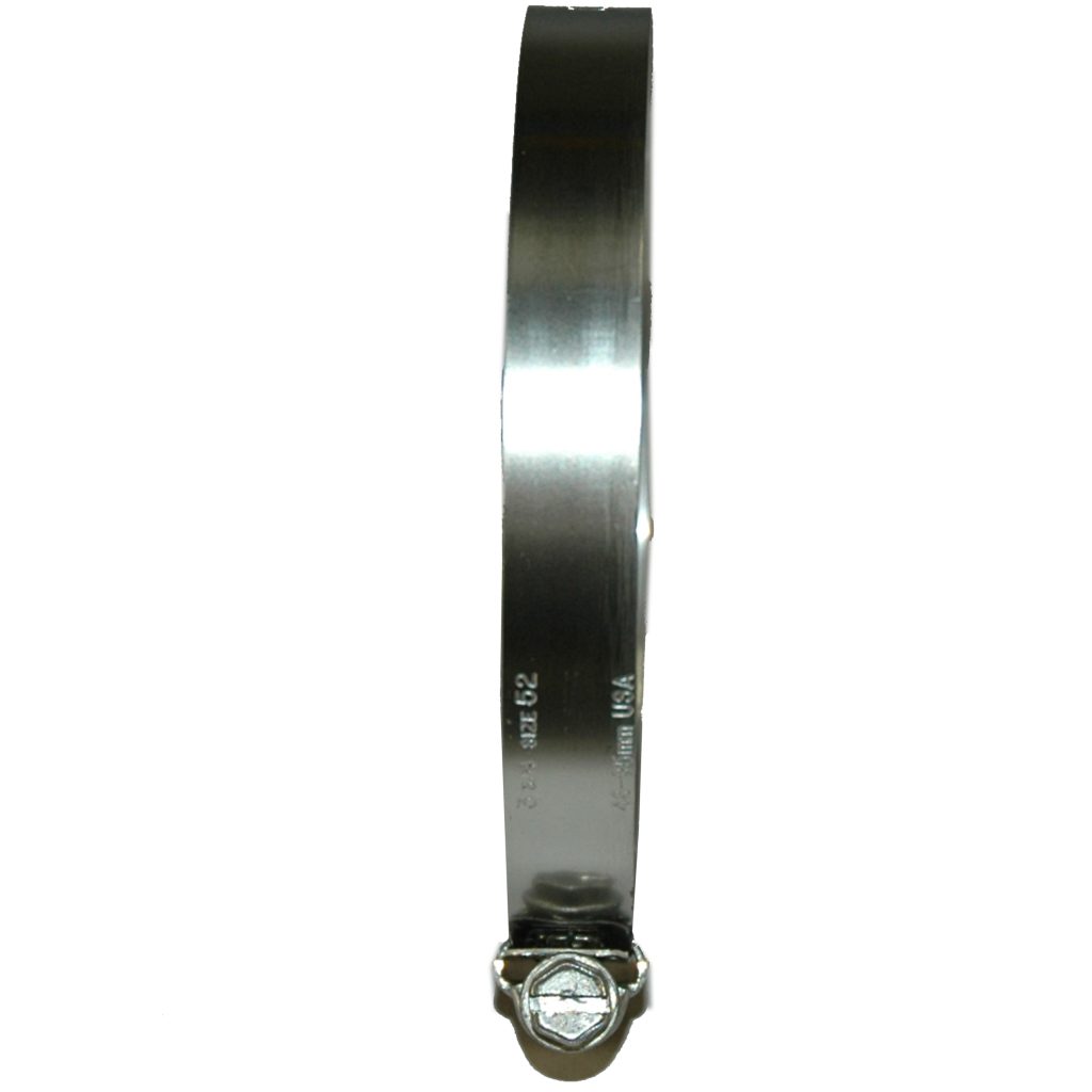 Hose Clamp, Worm Gear, Standard, 1/2" Wide Clamp # 52, Size Range: 2-3/4" to 3-3/4" Diameter