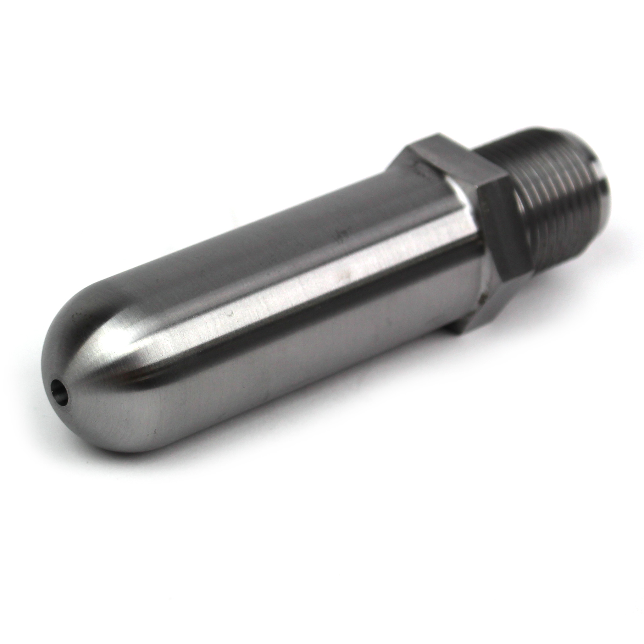 Nozzle Tip, Nylon, 4" OAL, 7/8"-14 Thread, 1/2" Rear Opening, 1/2" Radius, 5/32" Orifice - Image 1
