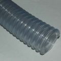 Loader Hose, 2″ ID, Static Wire, Clear Wall, Helix Reinforced Food Grade PVC & Seamless Smooth Bore