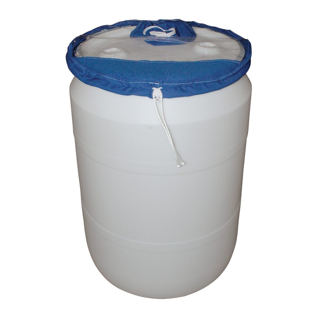 Drum Cover, Fits 22" Diameter Drum, with 1 Port for 2" Diameter Wand/Probe