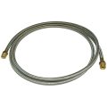 Hose, High Heat Resistant, PTFE, 2′ Long, Swaged 1/4″ Male NPT Fittings on Both Ends