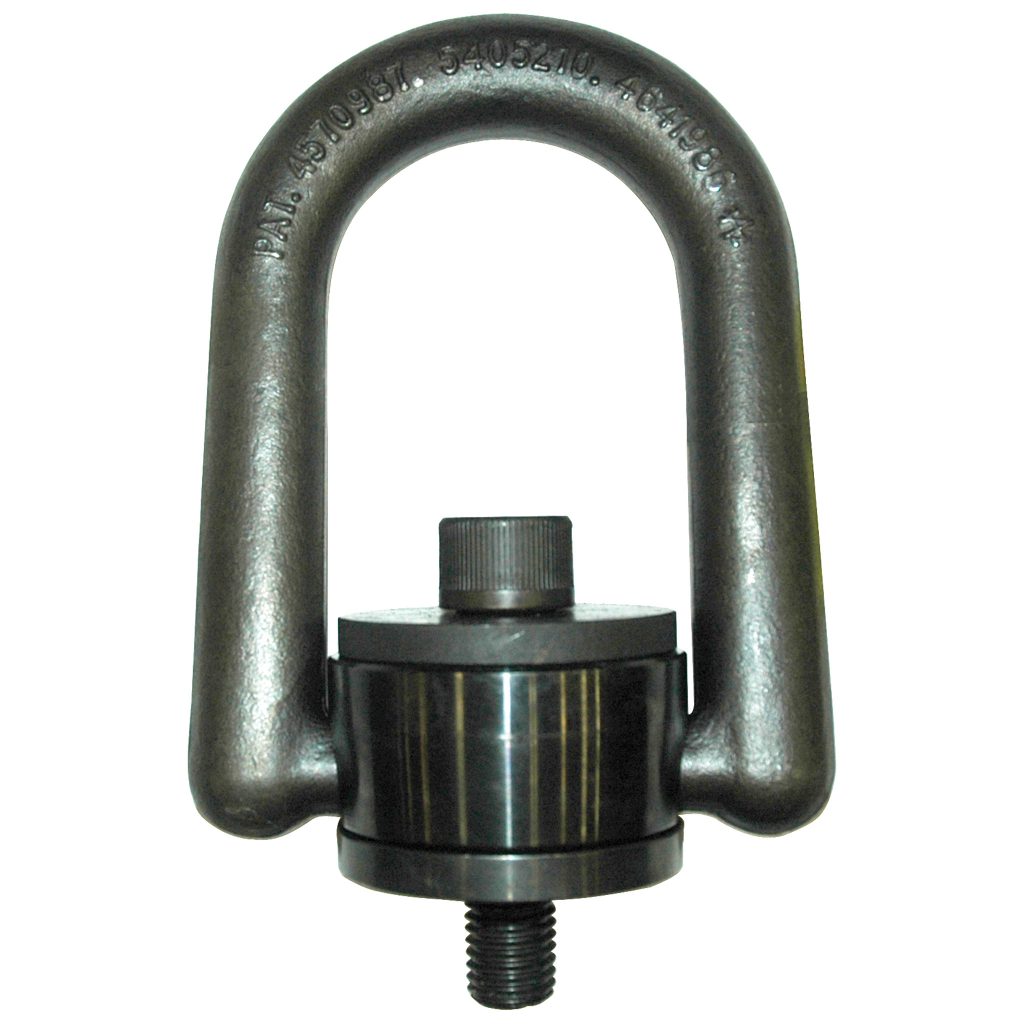 Hoist Ring, Standard Size, Rated Load: 7000 lb. 3/4"-10 Thread Size, 1.20" Thread Length