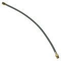 Hose, High Heat Resistant, PTFE, 2′ Long, Swaged 3/8″ Male NPT Fittings on Both Ends