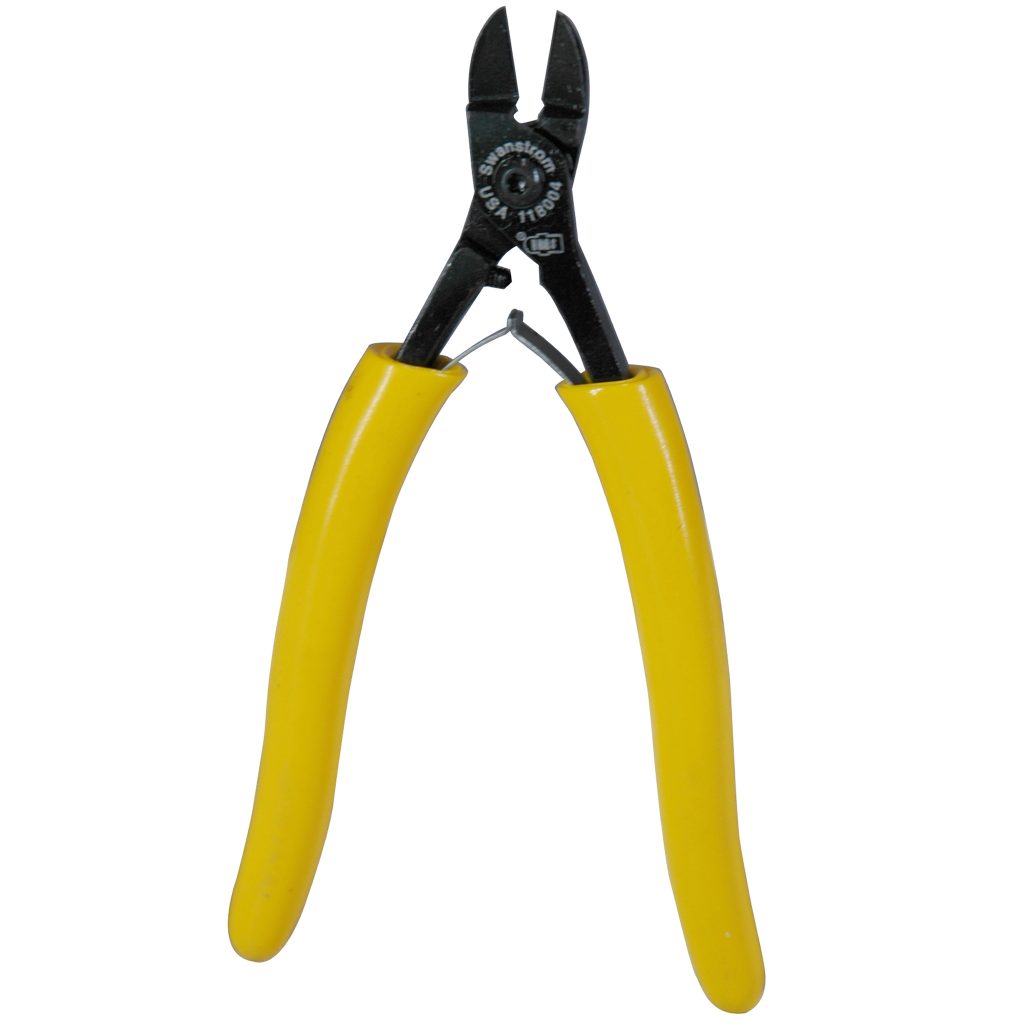 Gate Cutter, 5", Model S-55, Leaf Spring, 15° Flat Back Blade, Hardened, Slim Profile