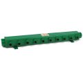 Manifold, Water, Steel, HV-ST Series (2) 1-1/2″ NPT Inlet/Outlet, (10) 1/2″ NPT Ports, 25-1/4″ OAL