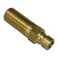 Plug, Water Extension, 300 Series, 3/8″ Passage, 2-1/2″ Length, 3/8″ NPT, Brass