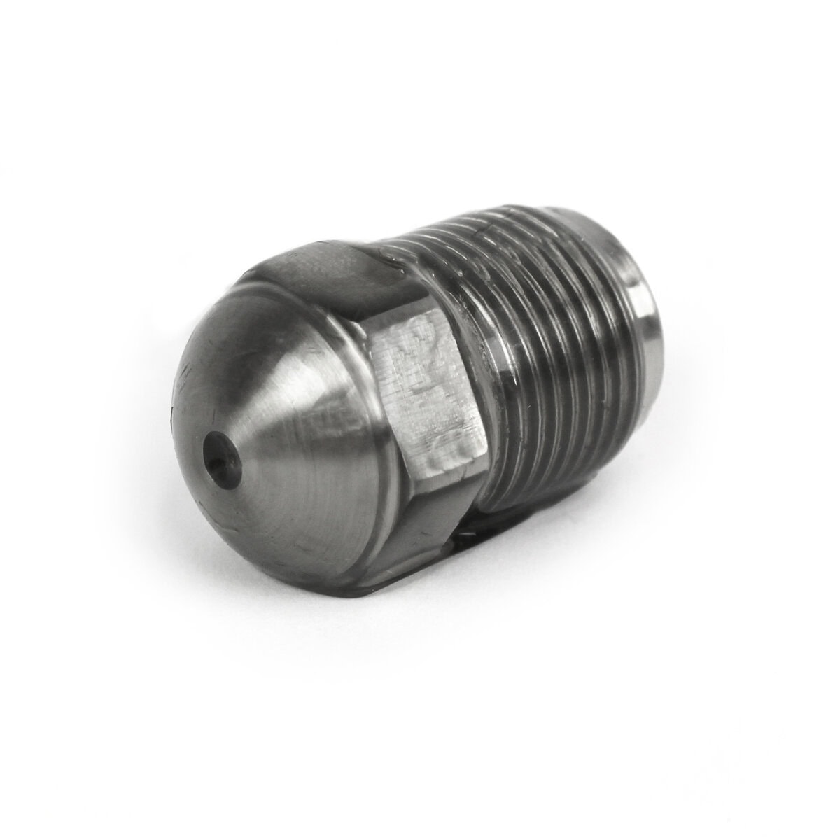 Nozzle Tip, Nylon, 1-1/2" OAL, 7/8"-14 Thread, 1/2" Rear Opening, 1/2" Radius, 5/16" Orifice - Image 1