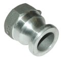 Cam & Groove Coupling, Type A 1-1/4″ Aluminum, Male Adapter x Female NPT Thread