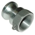 Cam & Groove Coupling, Type A 1-1/4″ Aluminum, Male Adapter x Female NPT Thread