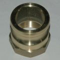 Cam & Groove Coupling, Type a 2″ Brass, Male Adapter x Female NPT Thread