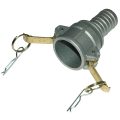 Cam & Groove Coupling, Type C 1-1/2″ Aluminum, Female Coupler x Hose Shank
