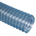 Loader Hose, 2-1/2″ ID, Static Wire, Clear Wall, Helix Reinforced Food Grade PVC, Smooth Bore