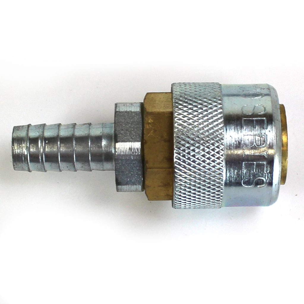 Coupler, 50 Series, 1/4" Body, 3/8" Standard Hose Barb