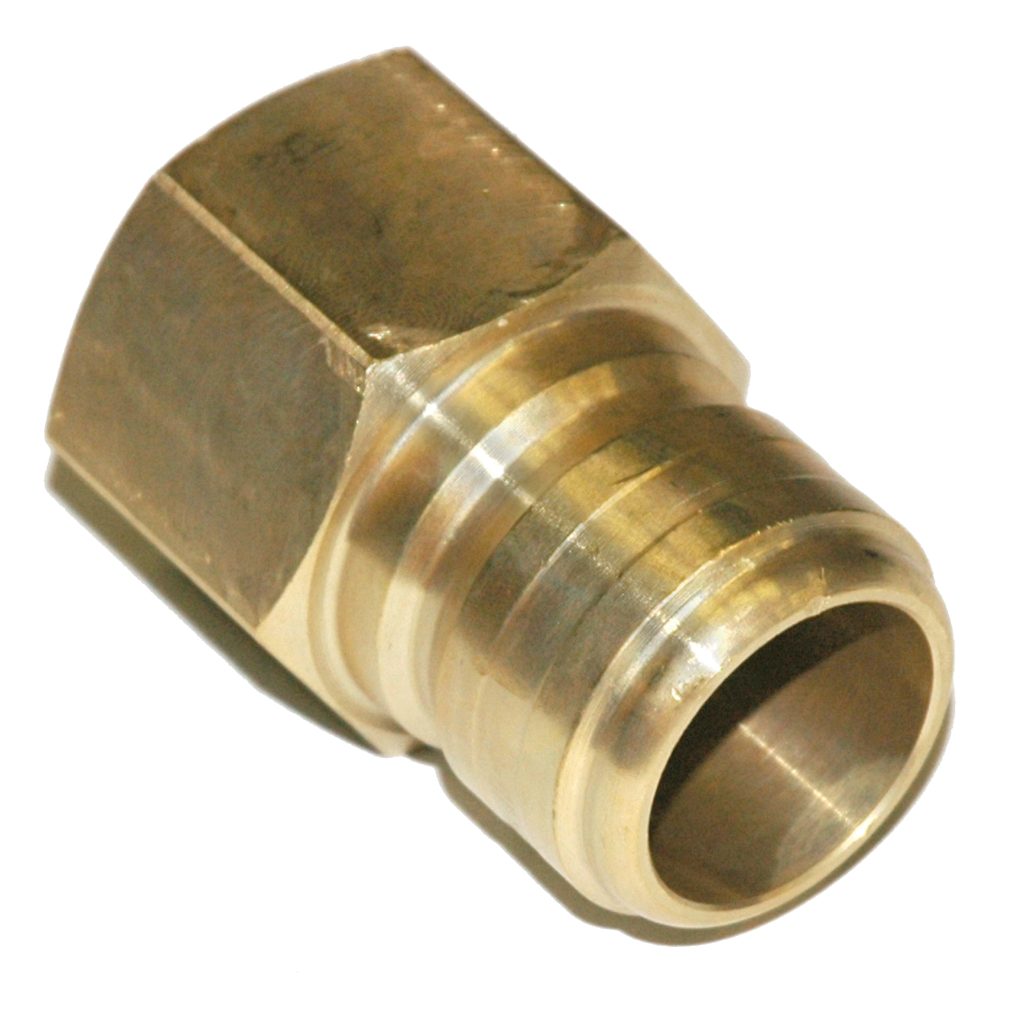 Plug, ST Series, 1/4" Body, 1/4"-18 Female NPT, Brass