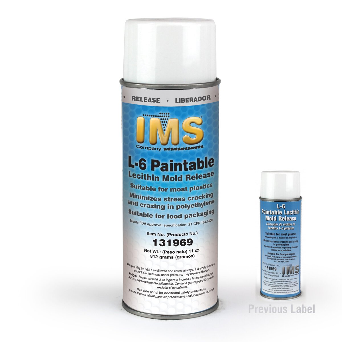 Mold Release, Paintable, L-6, Spray Can - Image 1