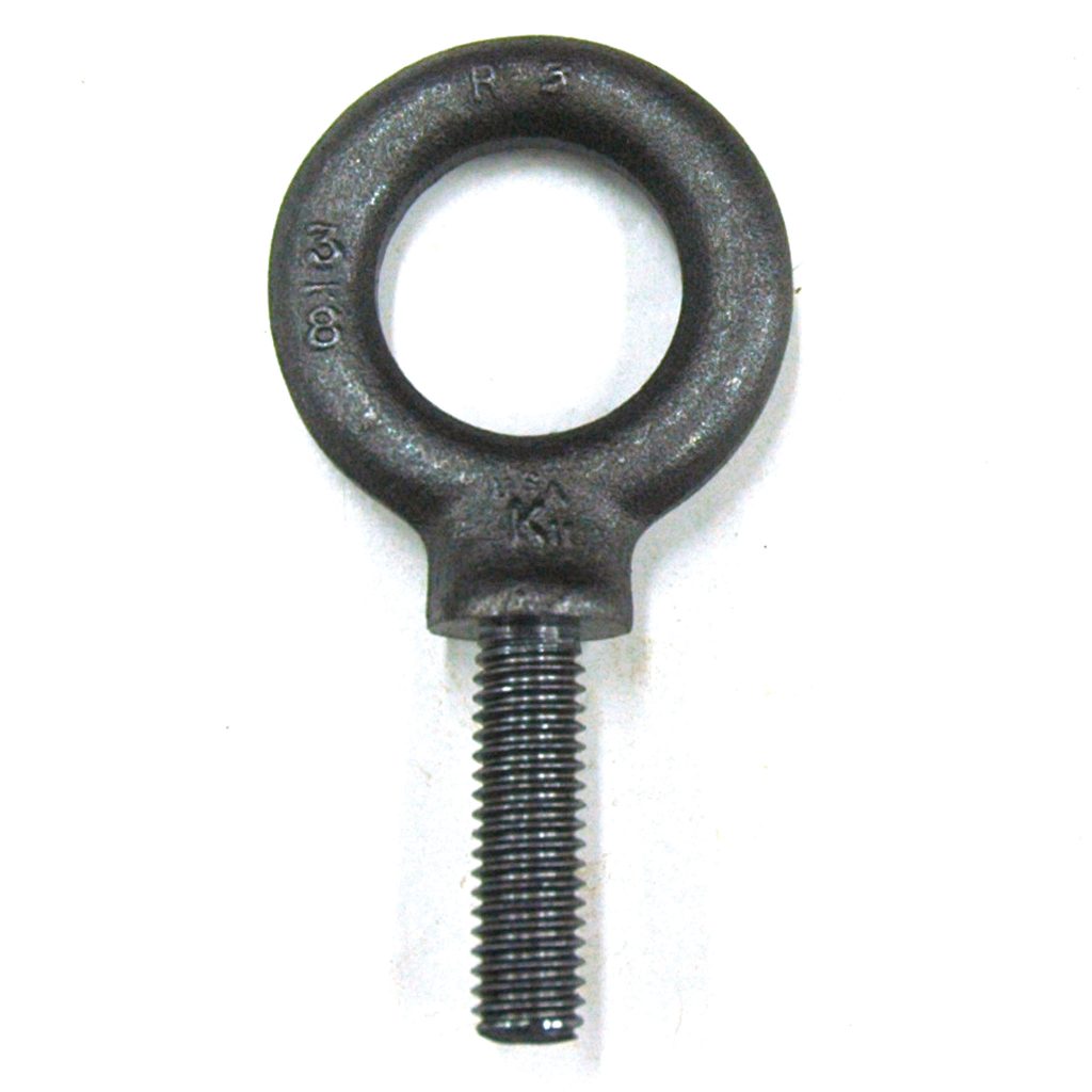 Eyebolt, 1,300 lb. Capacity, Standard, Shouldered, Forged Steel, 3/8"-16 Thread Size