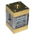 Flowmeter, 3/8″ NPT Inlet and Outlet, 2.5 gpm, Brass End Caps