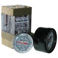 Flowmeter, 1/4″ NPT, 8.0 gpm, Brass, Thermometer and Pressure Gauge (100 psi)
