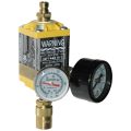 Flowmeter, 1/4″ NPT, 8.0 gpm, Nylon, Thermometer, Pressure Gauge (100 psi), QD’s