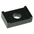 Extra Large No Turn Rectangular Mold Washer 1″ ID Hole, 3″ Long, 2-1/2″ Between Legs, 1″ Thick