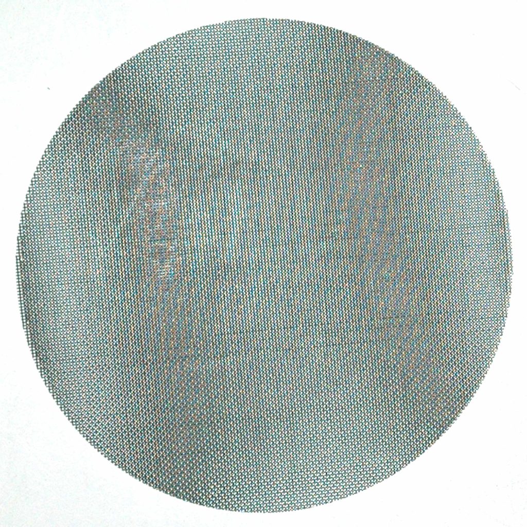 Extruder Screen, Circular, Stainless Steel, 4" x 40 Mesh