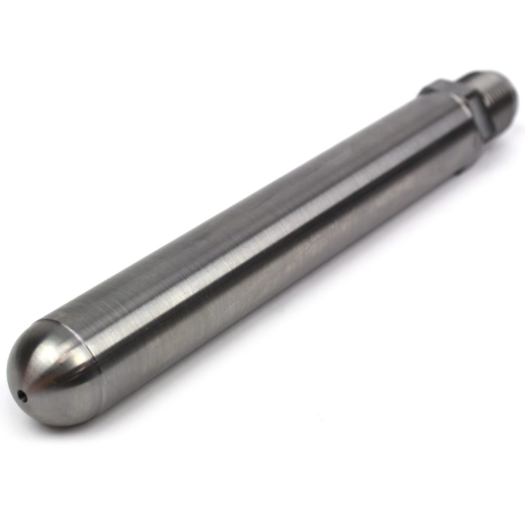 Nozzle Tip, GP, 8" OAL, 7/8"-14 Thread, 1/2" Rear Opening, 3/4" Radius, 7/32" Orifice