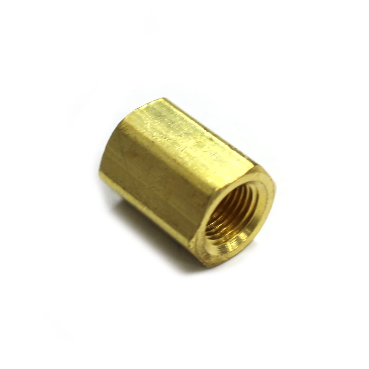 Coupling, Brass Mold Fitting, 1" NPT Hex Style - Image 1