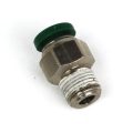 Push to Connect Tube Fitting, Connector, Male, 3/8″ OD Tube to 3/8″ NPT