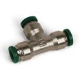 Push to Connect Tube Fitting, Union Tee, 1/2″ OD Tube to 1/2″ OD Tube